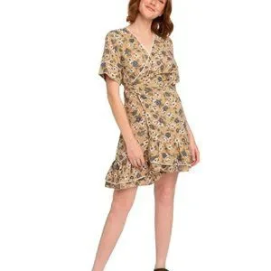 GHOSPELL ゴスペル　Scent Satin Wrap Dress Ray BEAMS（レイビームス）の「GHOSPELL / Scent Satin Wrap